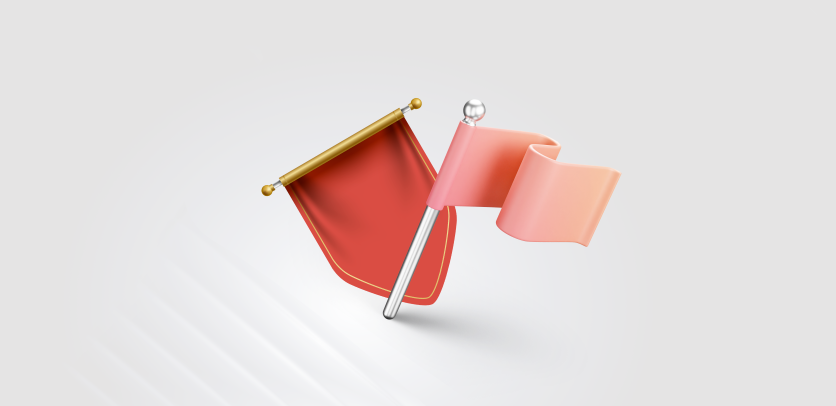 Corak Lanjutan. Bendera dan Penan