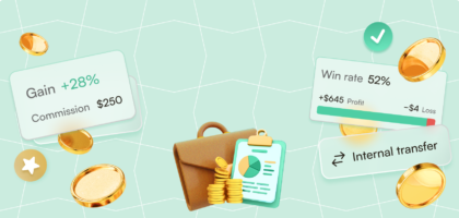 Headway Copytrade’da Nusxa ko’chirish nisbatidan qanday foydalanish kerak