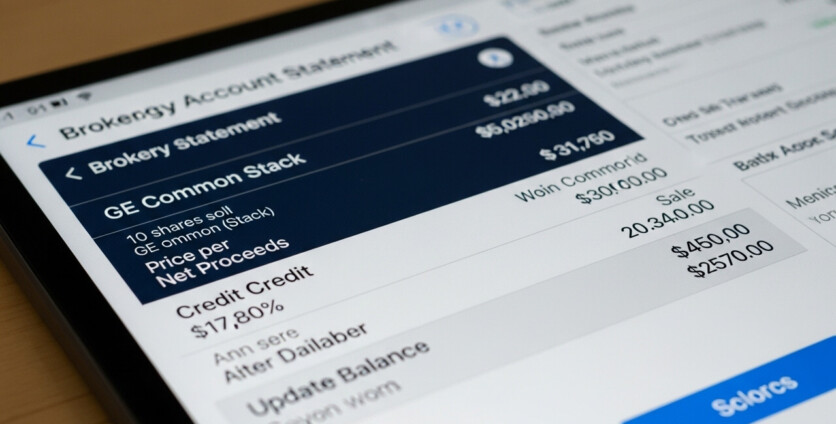 What Happens After You Sell 100 Shares of General Electric Common Stock?