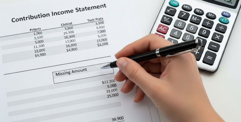 How to Compute the Missing Amounts in Your Contribution Income Statement?