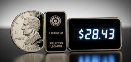 What is the Current Price of a Troy Ounce of Silver Today?
