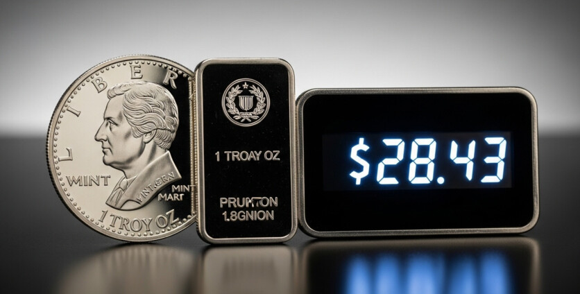 What is the Current Price of a Troy Ounce of Silver Today?
