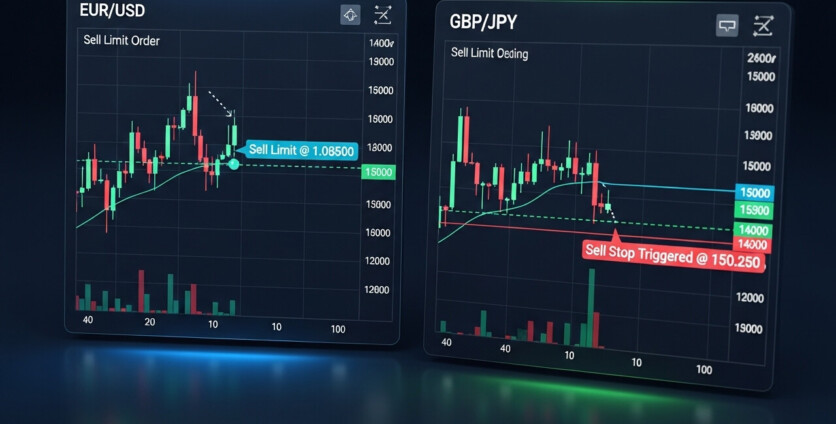Quelle est la différence entre une limite de vente et un stop de vente dans le trading Forex ?
