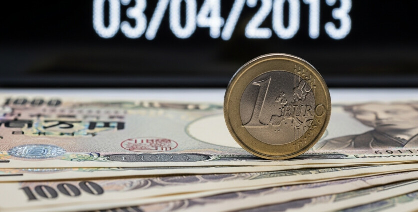 How Much Japanese Yen Could You Get for One Euro on April 3, 2013?