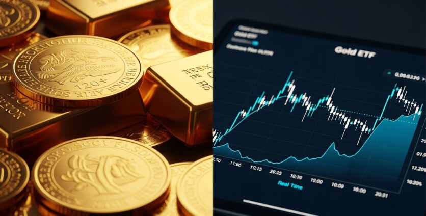 ¿Es mejor comprar oro físico o ETF de oro: qué inversión te conviene más?
