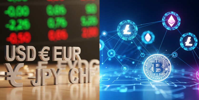 Quelle est la différence entre le trading Forex et le trading Crypto ? Découvrir les secrets de deux marchés dynamiques