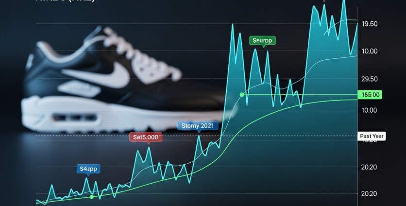 What Has Been the Trend in Nike Stock Prices Over the Last Year?