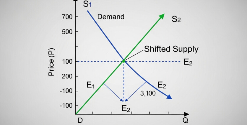 Which of the Following Graphs Represents an Increase in Supply in a Given Market?