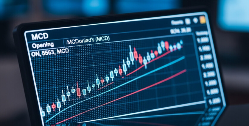 Which of the Following Was the Price of MCD at the Start of the Trading Day?