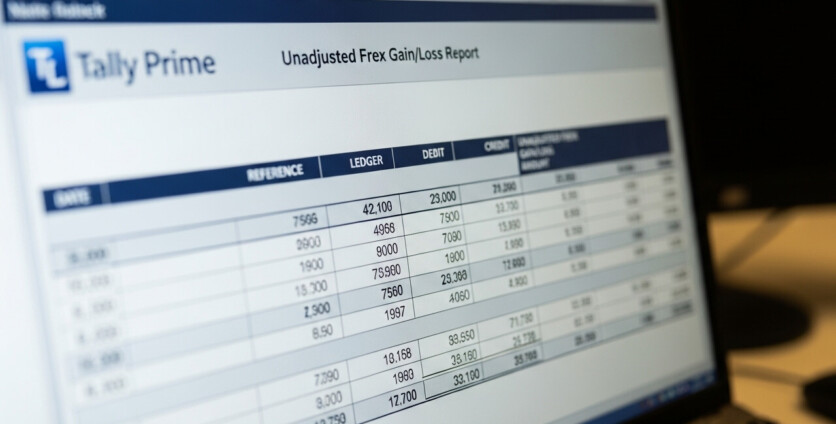Viewing Unadjusted Forex Gain/Loss Reports in Tally Prime: A ...