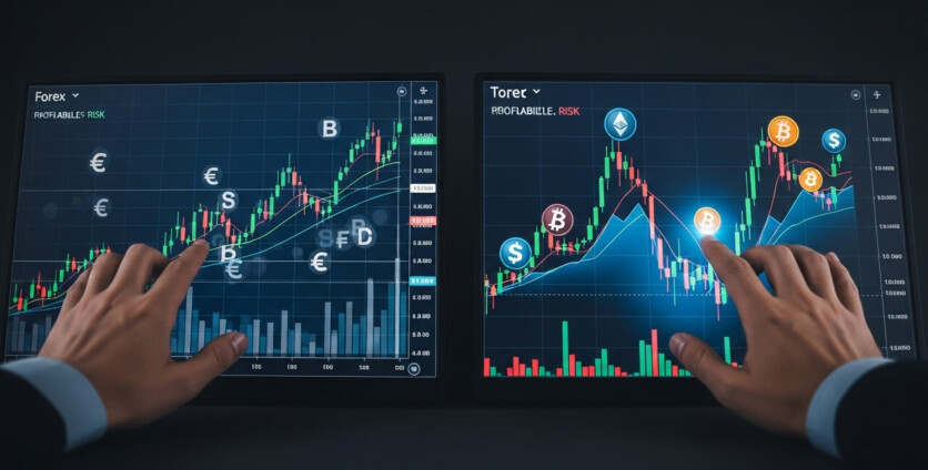 Forex vs. Crypto: A Comparative Analysis of Profitability and Risk in Trading