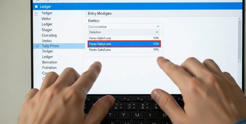 Removing Forex Gain or Loss Entries in Tally Prime