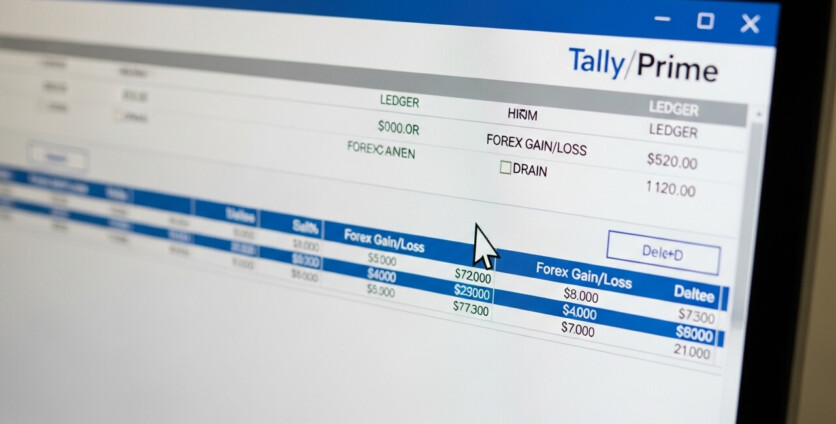 Deleting Unadjusted Forex Gain/Loss Entries in Tally Prime: A Comprehensive Guide