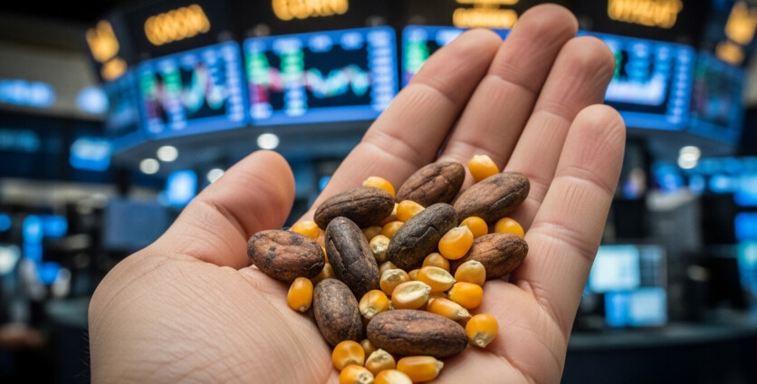 In Which Financial Market Do People Make Investments in Cocoa Beans and Corn?