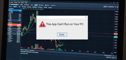 MetaTrader 5: Troubleshooting ‘This App Can’t Run on Your PC’