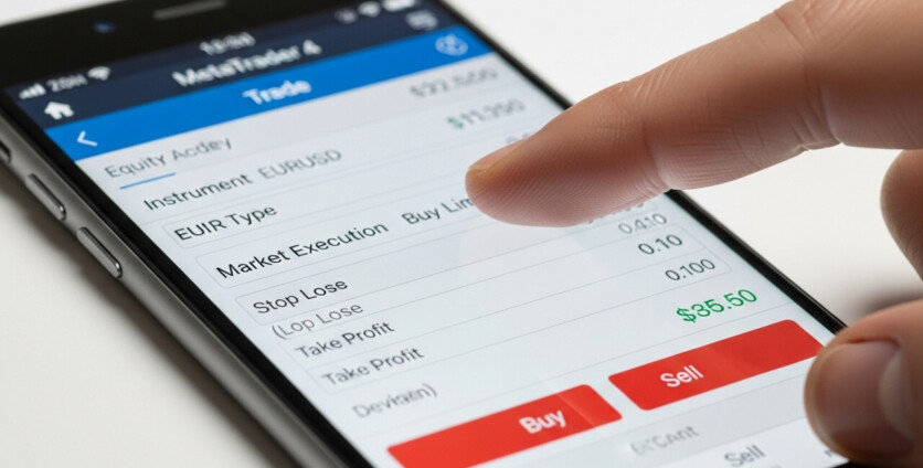 Placing a Trade on MetaTrader 4 for iPhone: A Comprehensive Guide