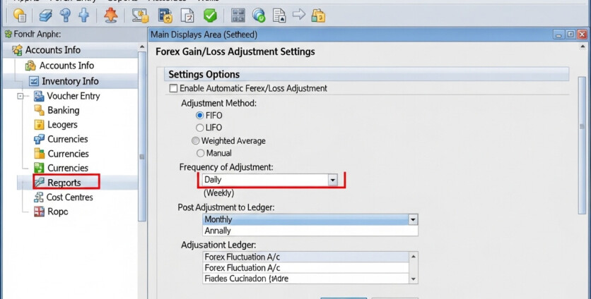 Mastering Forex Accounting: A Guide to Disabling Unadjusted Forex Gain/Loss in Tally