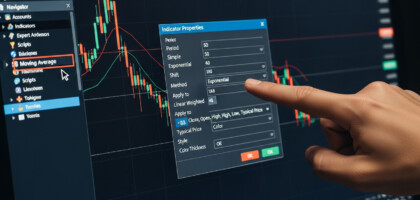Adding a Moving Average Indicator in MetaTrader 5: A Step-by-Step Guide