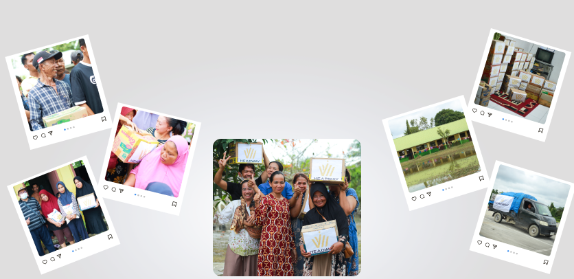 Headway Menghantar Bantuan Kepada Komuniti Terjejas Banjir Di Sumatra Utara